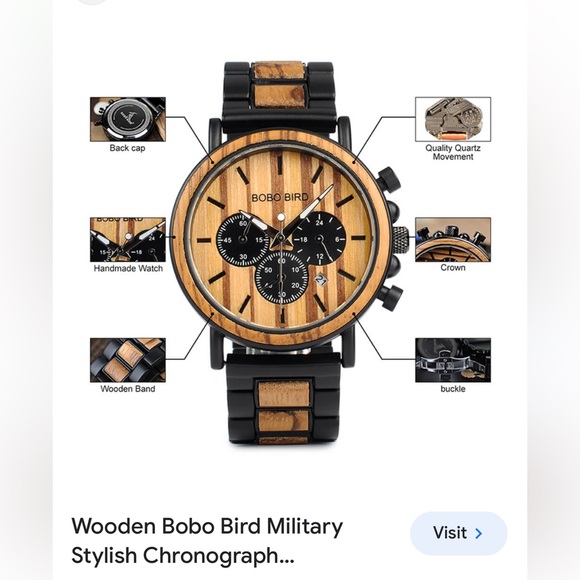 Brand New Men’s BoboBird Watch - Picture 12 of 14